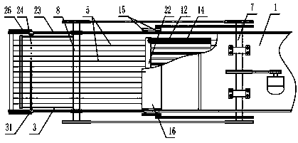 Water surface garbage cleaning ship