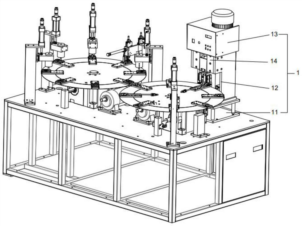 A quick demoulding terminal machine suitable for automatic processing