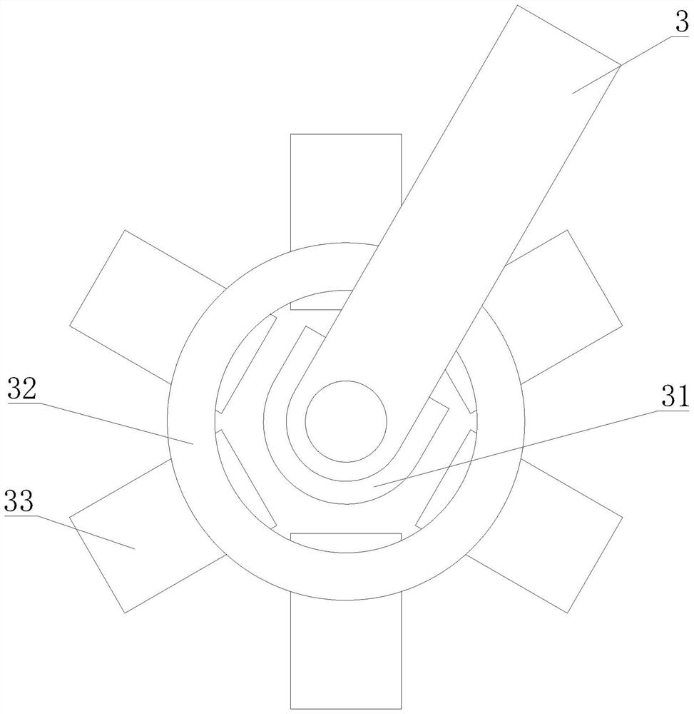 Rotary tillage integrated wheat planting and seeding device