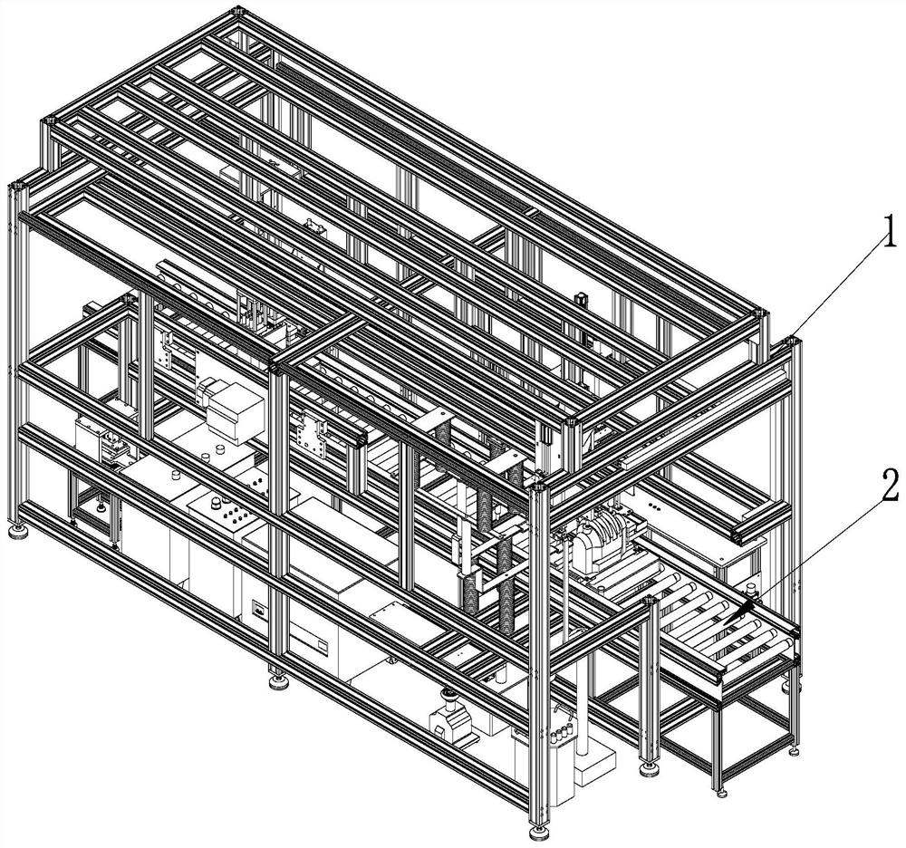 Calibration table body for full-inspection receiving test of high-voltage transformer