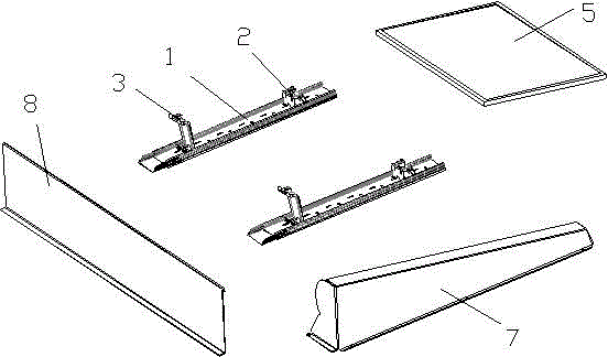 Non-penetration-type photovoltaic support