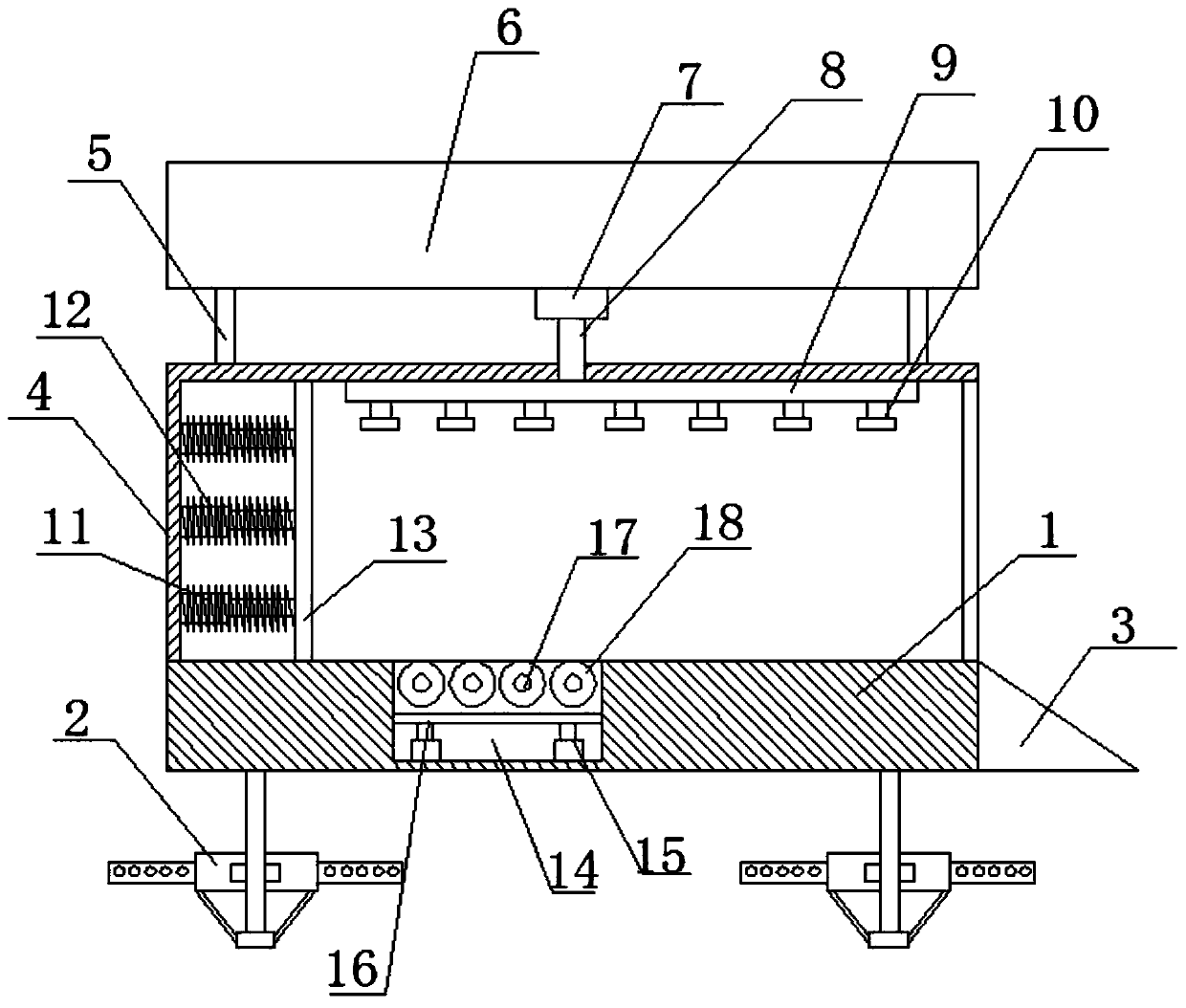 Parking device for new energy automobile