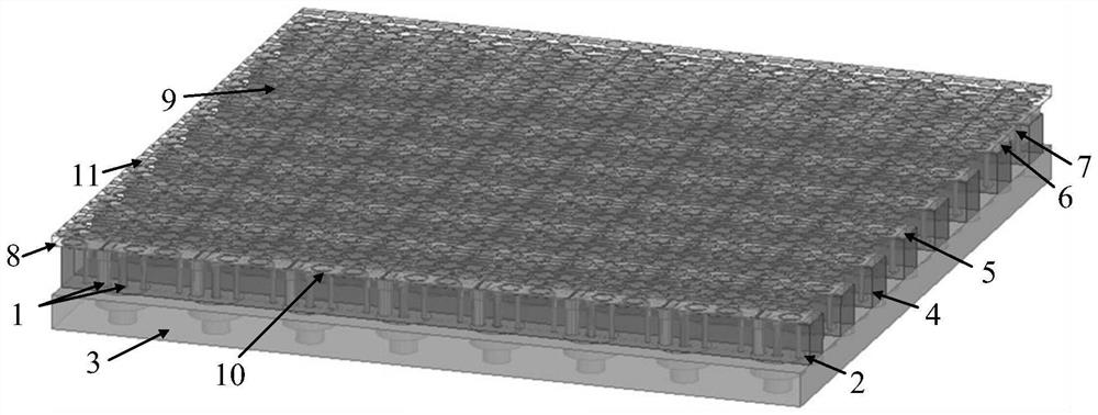 Ultralow-profile low-scattering ultra-wideband phased-array antenna based on electromagnetic metamaterial loading