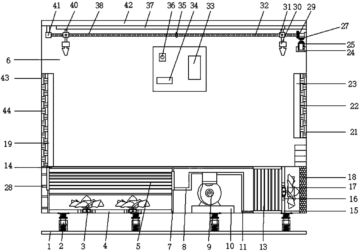 Computer case with cooling and purification functions