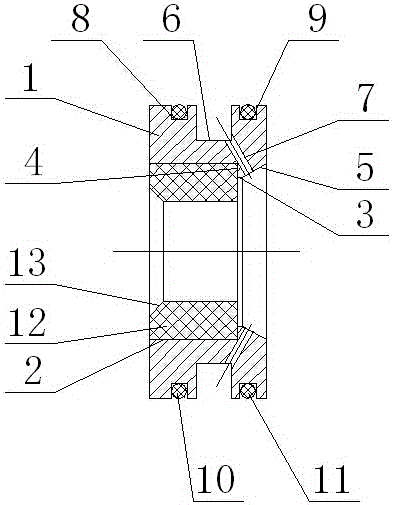 Oil injection ring for drawing copper pipe