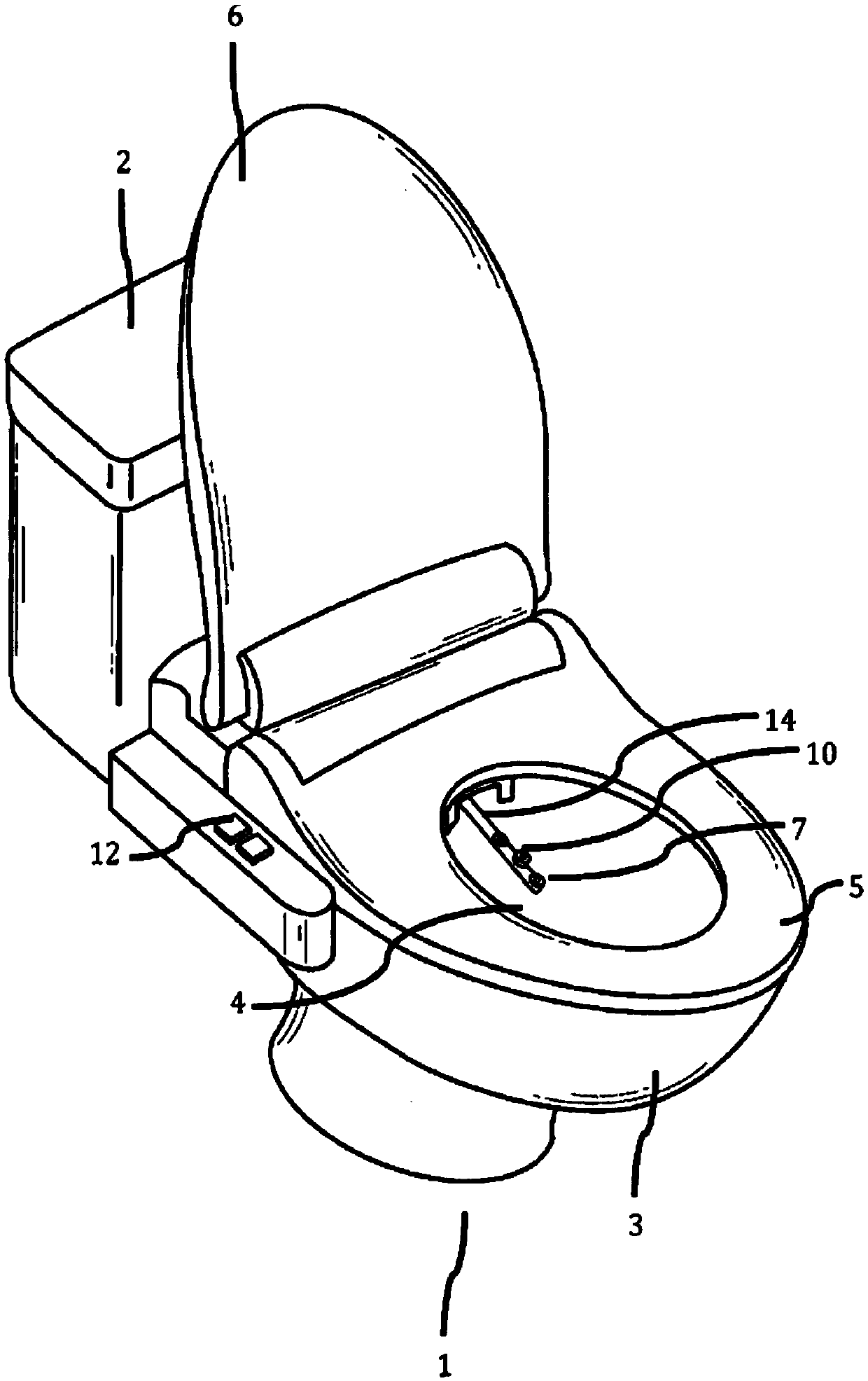 Electronic automatically adjusting bidet with visual object recognition software