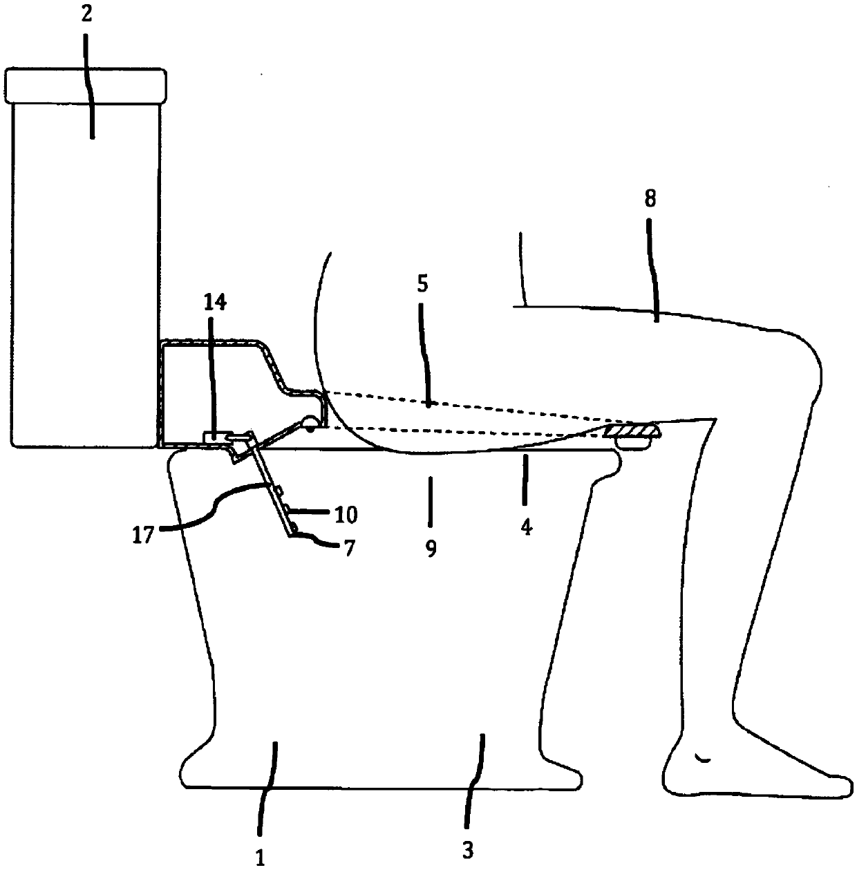 Electronic automatically adjusting bidet with visual object recognition software