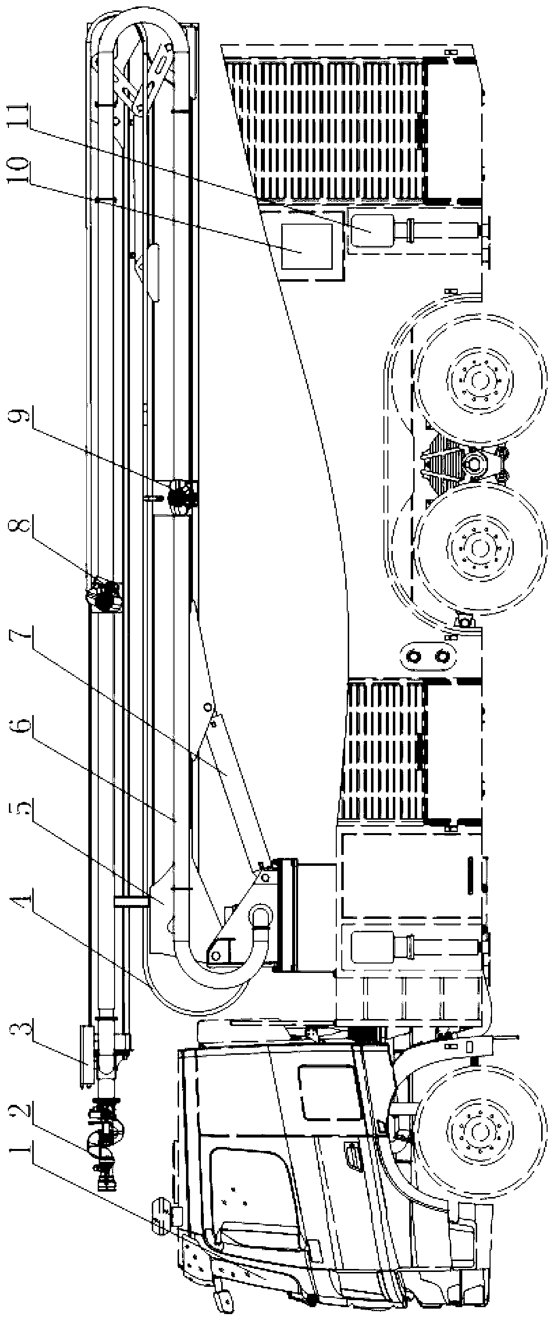 Remote-control elevating stereoscopic fire-extinguishing device