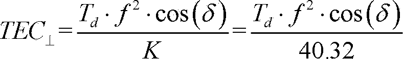 Increment ionosphere refraction error correction method