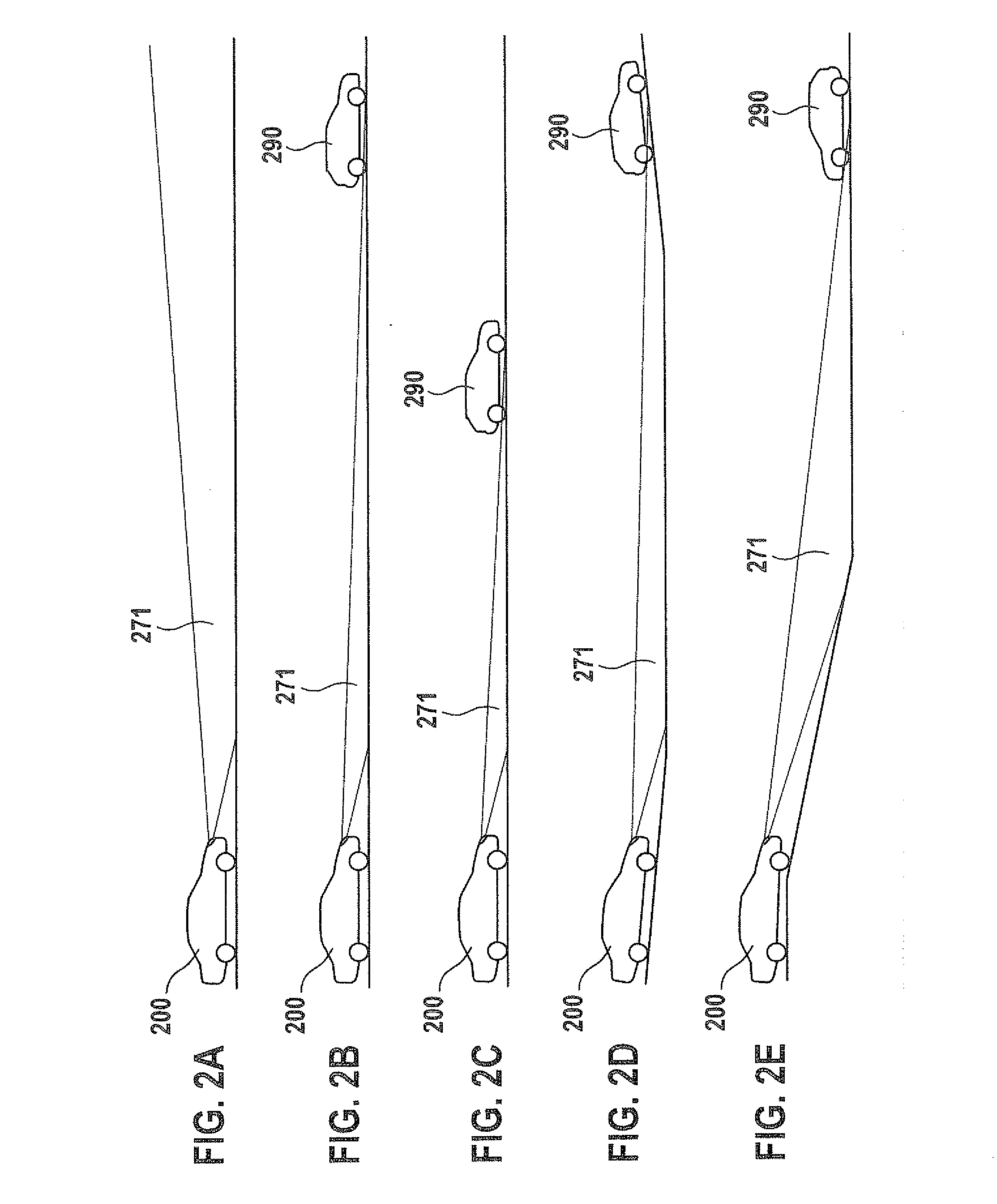 Method and device for controlling a light emission of a headlight of a vehicle