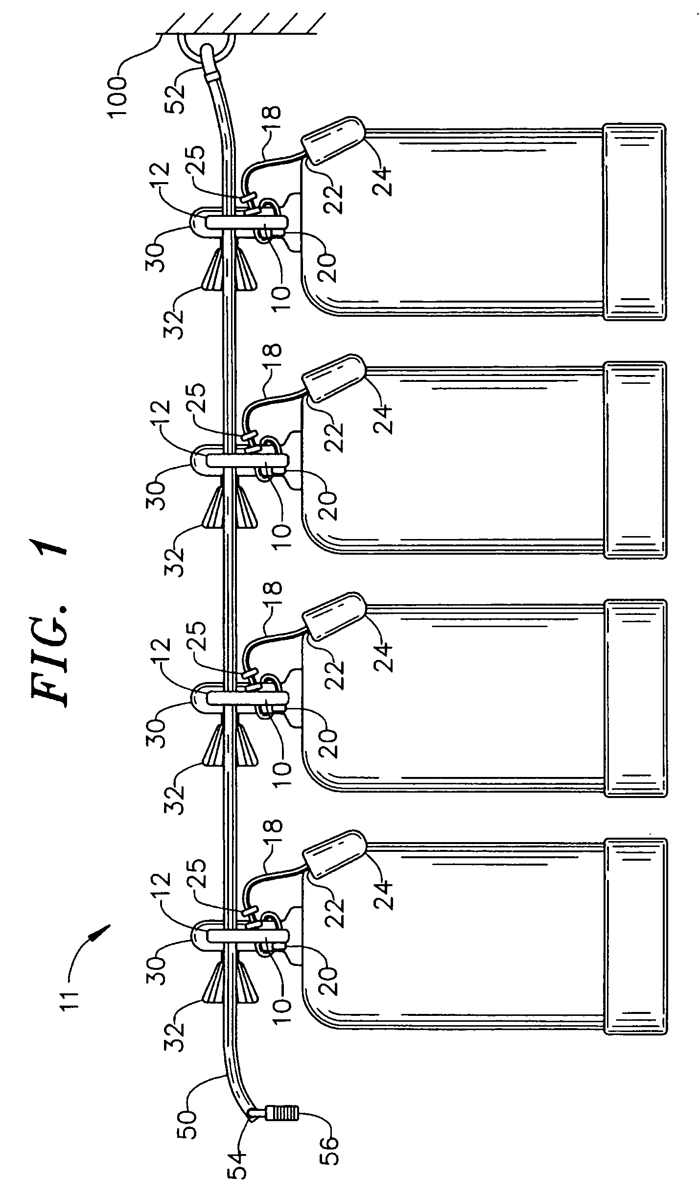 Scuba tank lock assembly