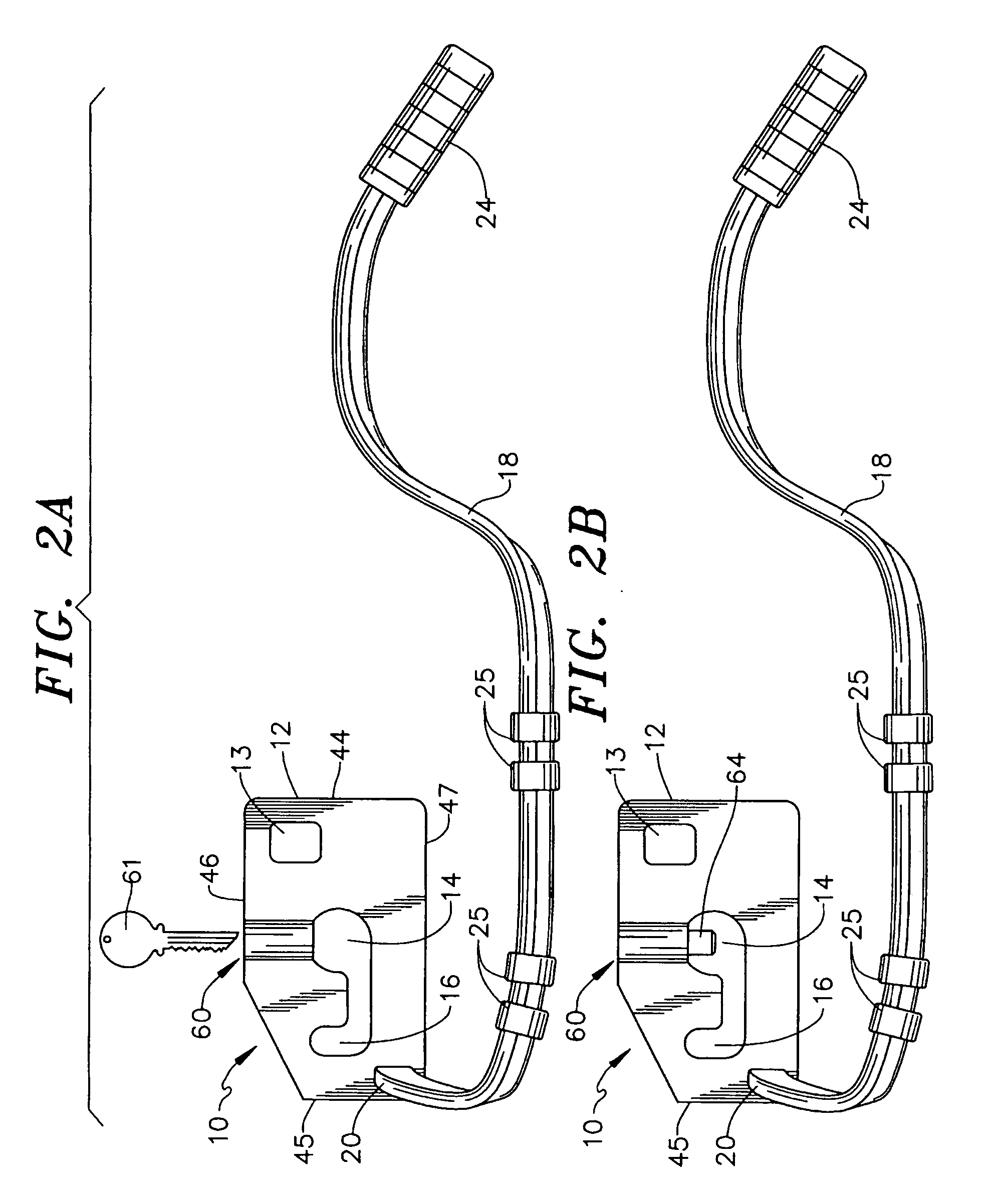 Scuba tank lock assembly