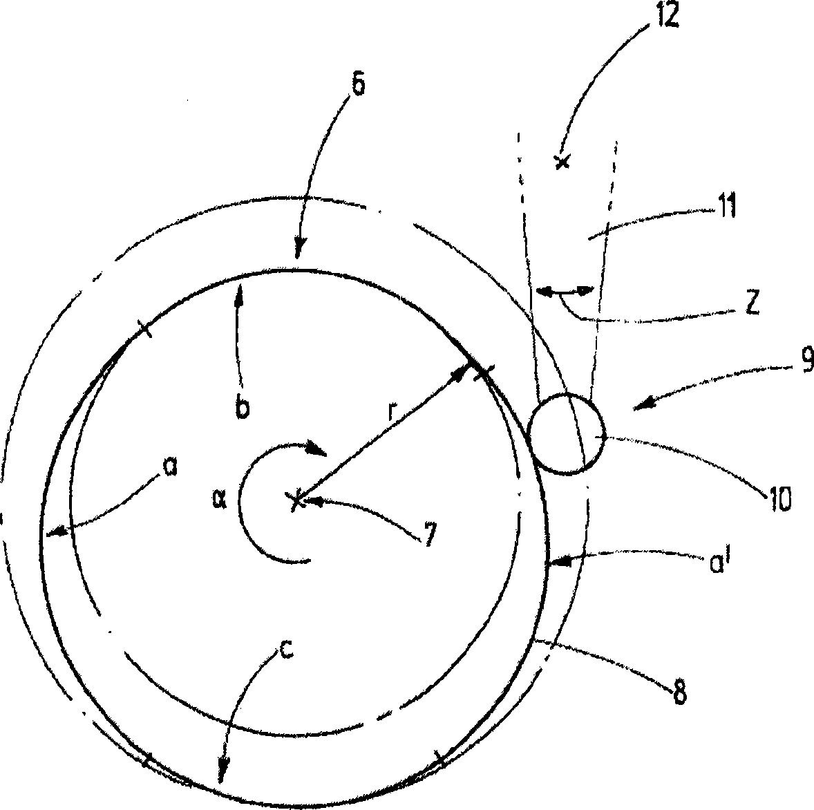 Cam disc for a shedding mechanism of a loom