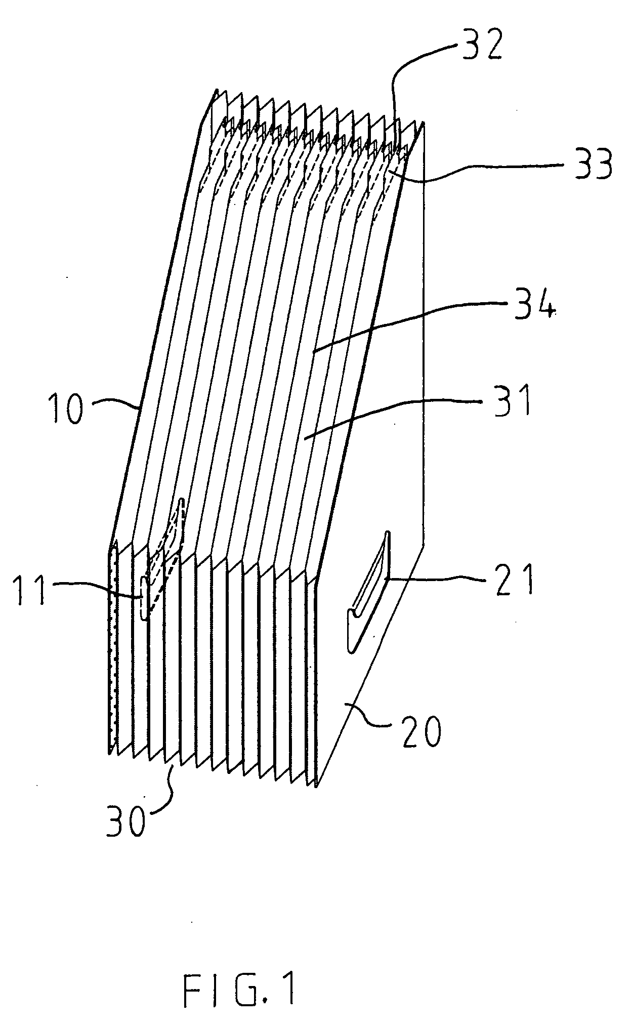 Expanding filing box having a sorting function and facilitating a user placing and taking out files