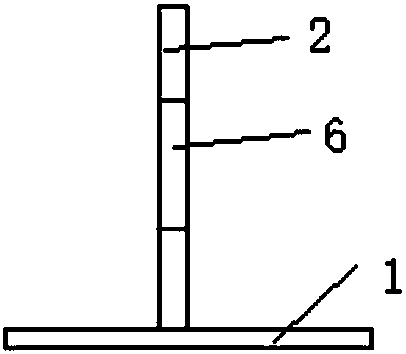 Hull steel fabrication sample plate positioning tool