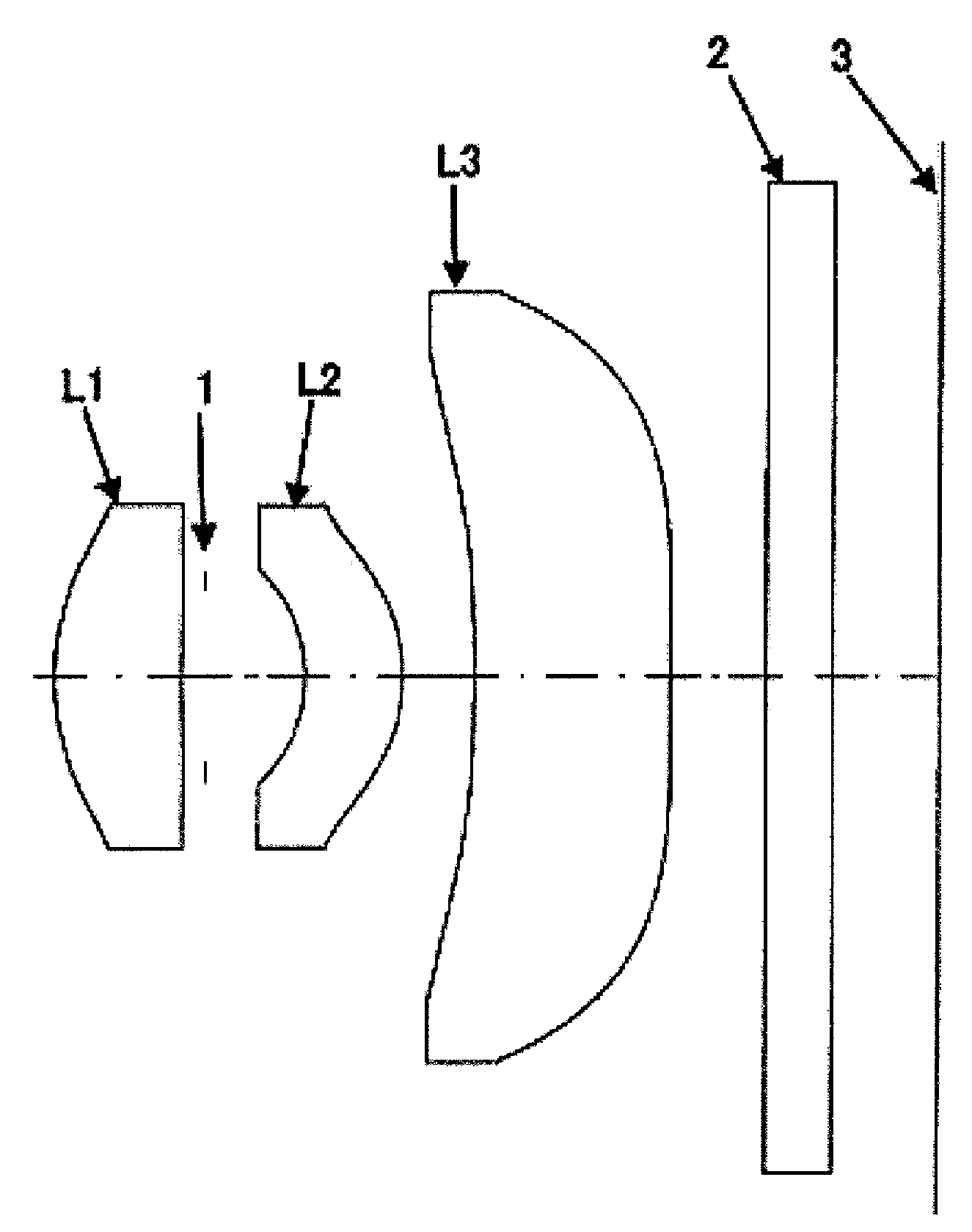 Three-piece lens assembly