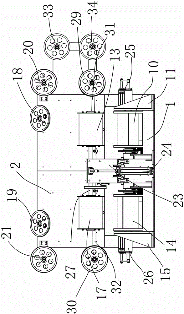 Cabling pay-off machine with lifting structure