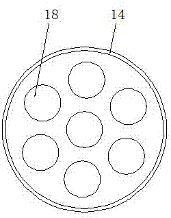 Discharging device for zinc oxide particle production