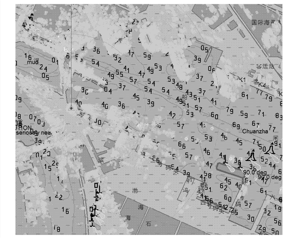 Radar video image addition method based on electronic chart