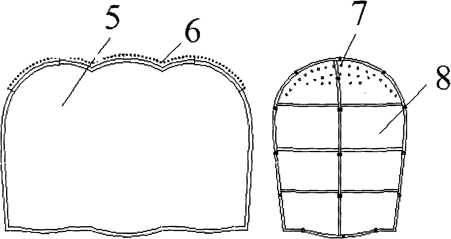 Method for tunneling construction of main structure of underground station