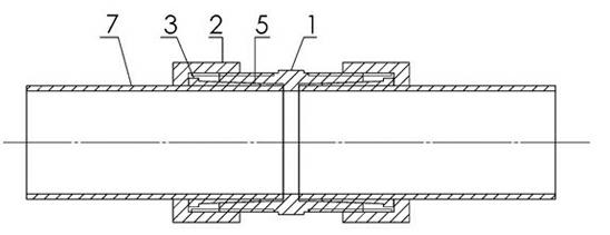 Stainless steel hard-seal pipe joint