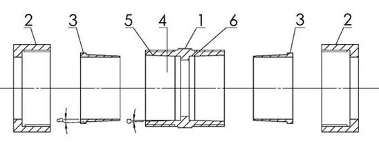 Stainless steel hard-seal pipe joint