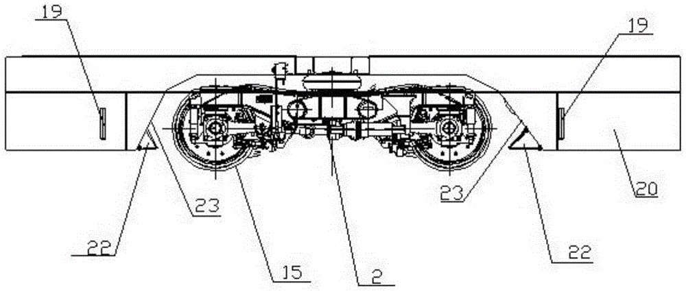 Sand-proof railway vehicle