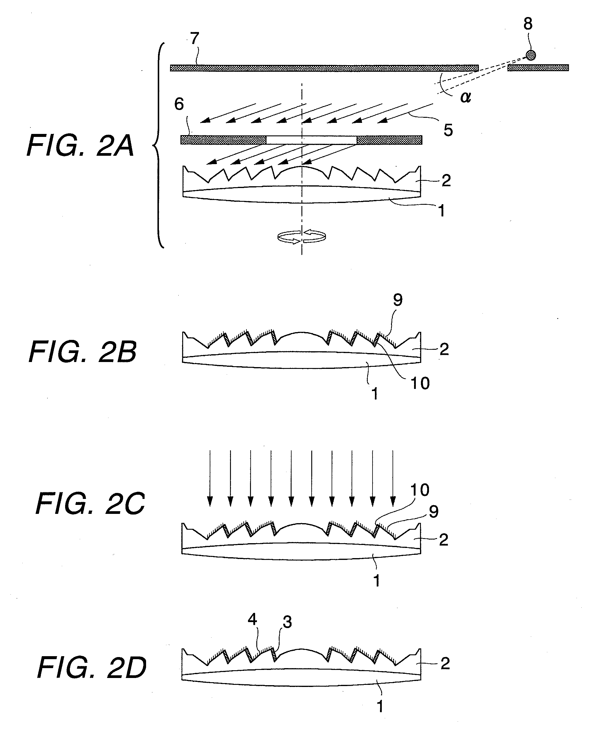 Diffractive optical element and manufacturing method for the same