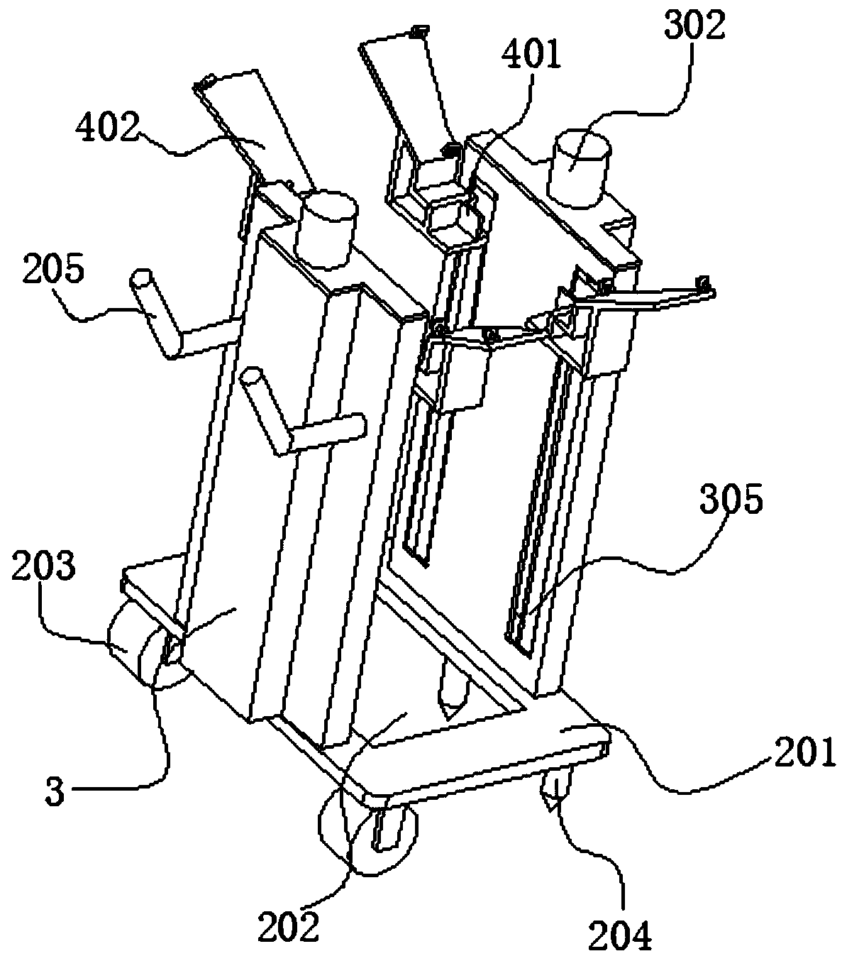 Handheld pit digging machine for forestry planting