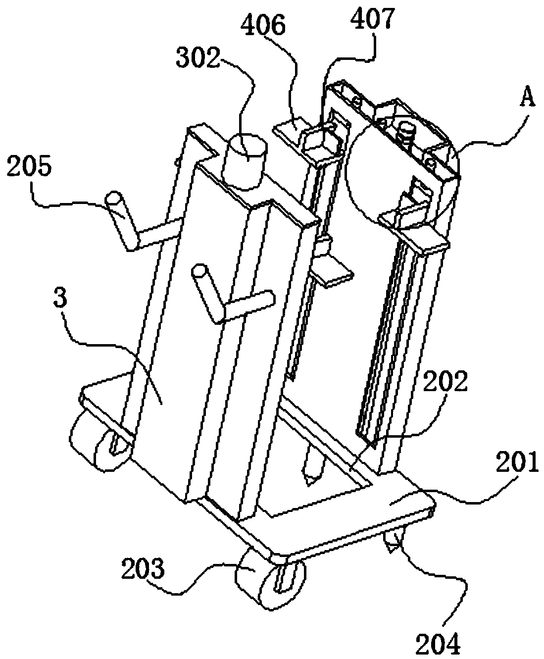 Handheld pit digging machine for forestry planting