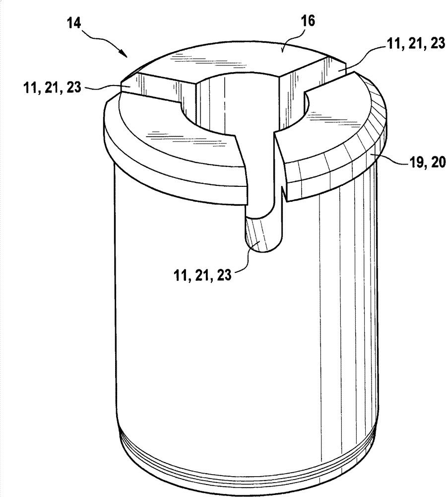 Solenoid valve, and method for producing such solenoid valve