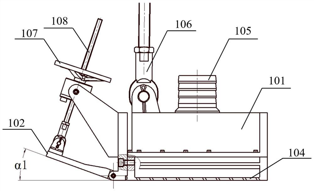 A supersonic plane cascade flow field start-up and uniformity adjustment device