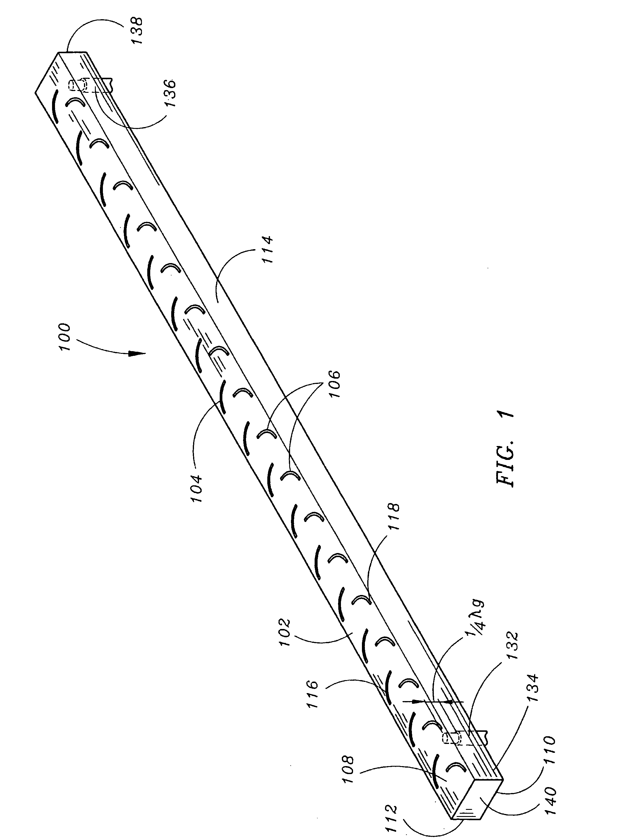 Waveguide crescent slot array for low-loss, low-profile dual-polarization antenna