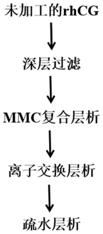 Purification method of veterinary recombinant chorionic gonadotrophin