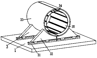 Shakeout treatment equipment and casting shakeout treatment process for hollow castings after pouring and cooling