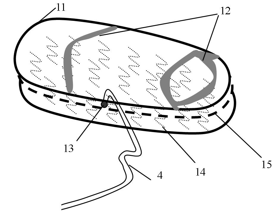 Six-air-bag air exchange type massage bra