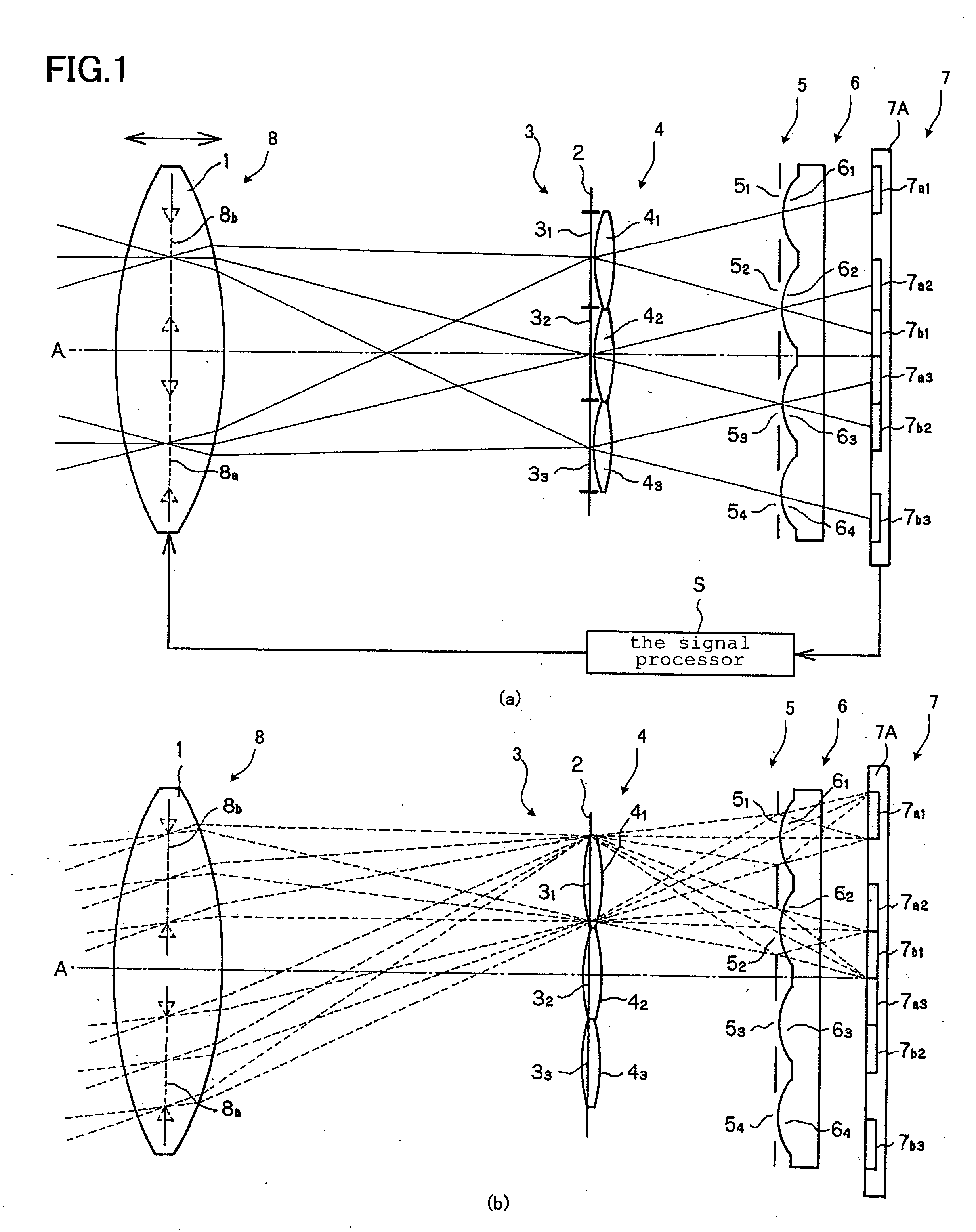 Focus detection optical system, and imaging apparatus incorporating the same