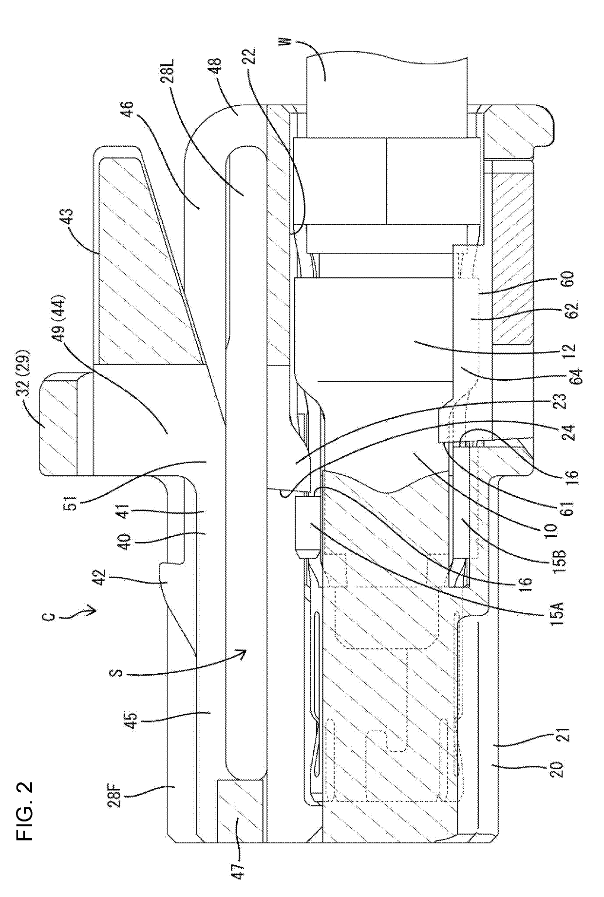 Connector housing and connector