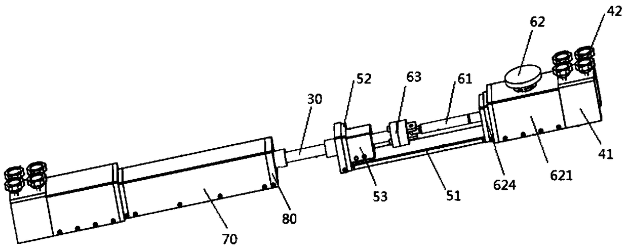 A railway track detection device