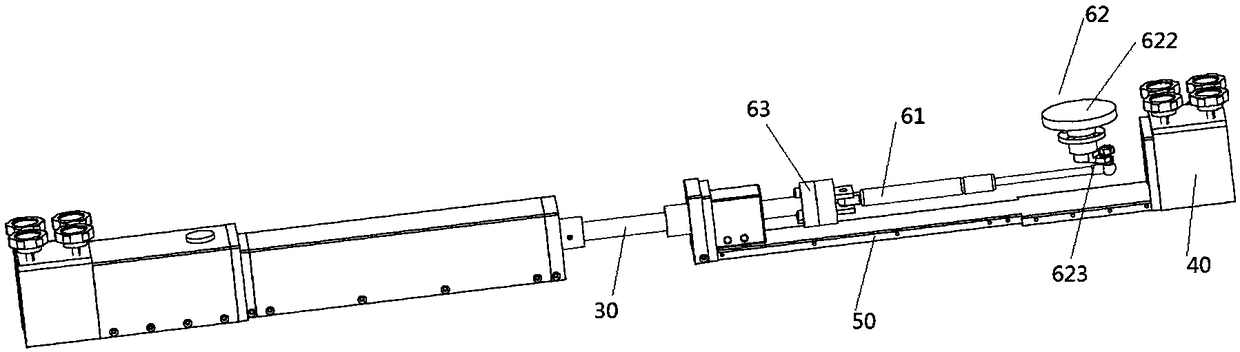 A railway track detection device