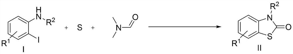 Synthesis method of benzothiazolone compound