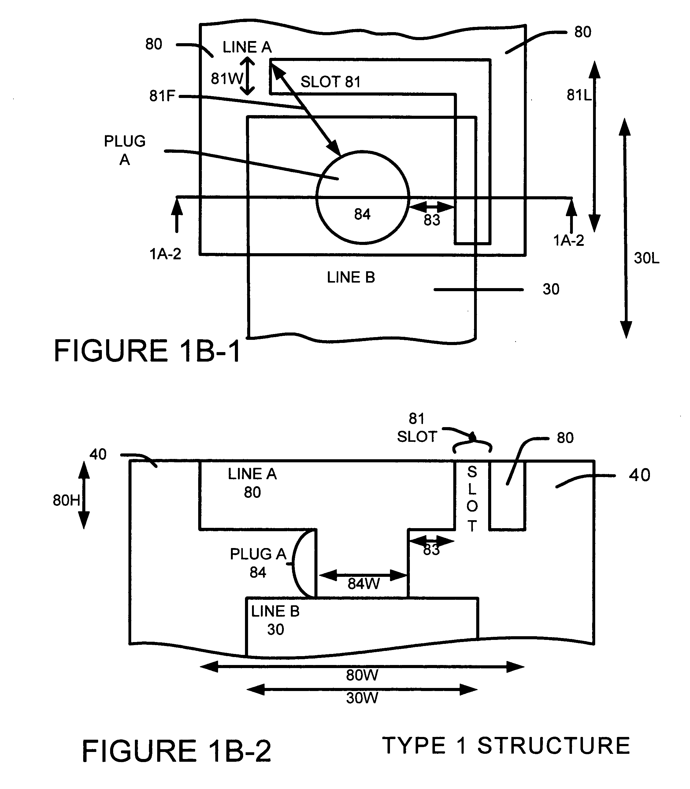 Slot designs in wide metal lines