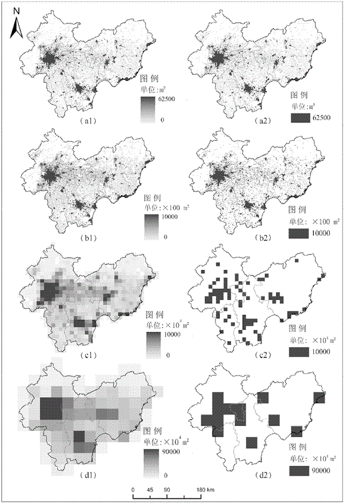 A Spatial Scale Transformation Method for Land Use Spatial Planning Prediction and Simulation