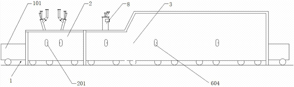 Multi-stage intensifying auxiliary sintering type ignition holding furnace and use method of same