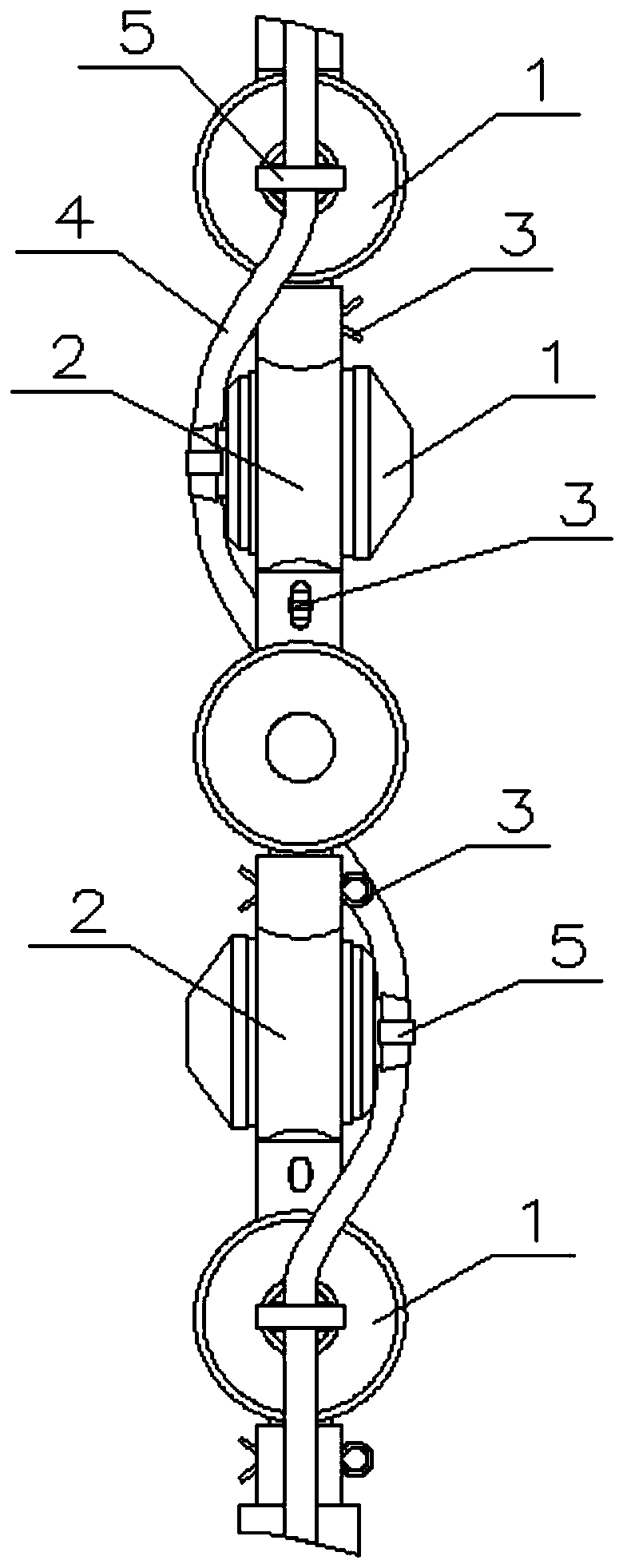 Chain-type body-free perforator