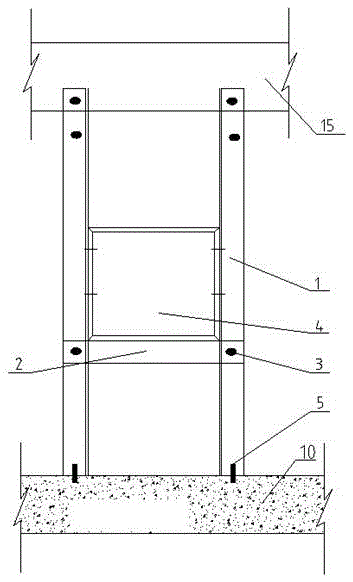 Pre-installation method of concealed electrical box for filling wall