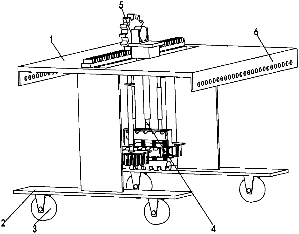 Concrete mixing equipment for maintaining municipal road surfaces and roadbeds