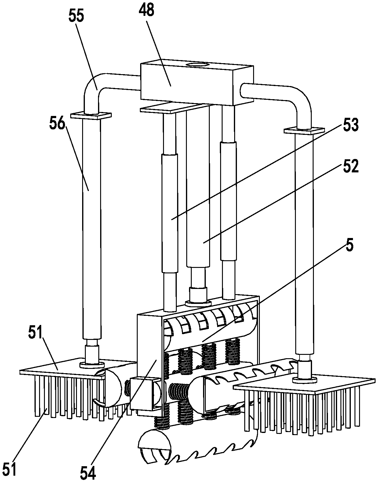 Concrete mixing equipment for maintaining municipal road surfaces and roadbeds