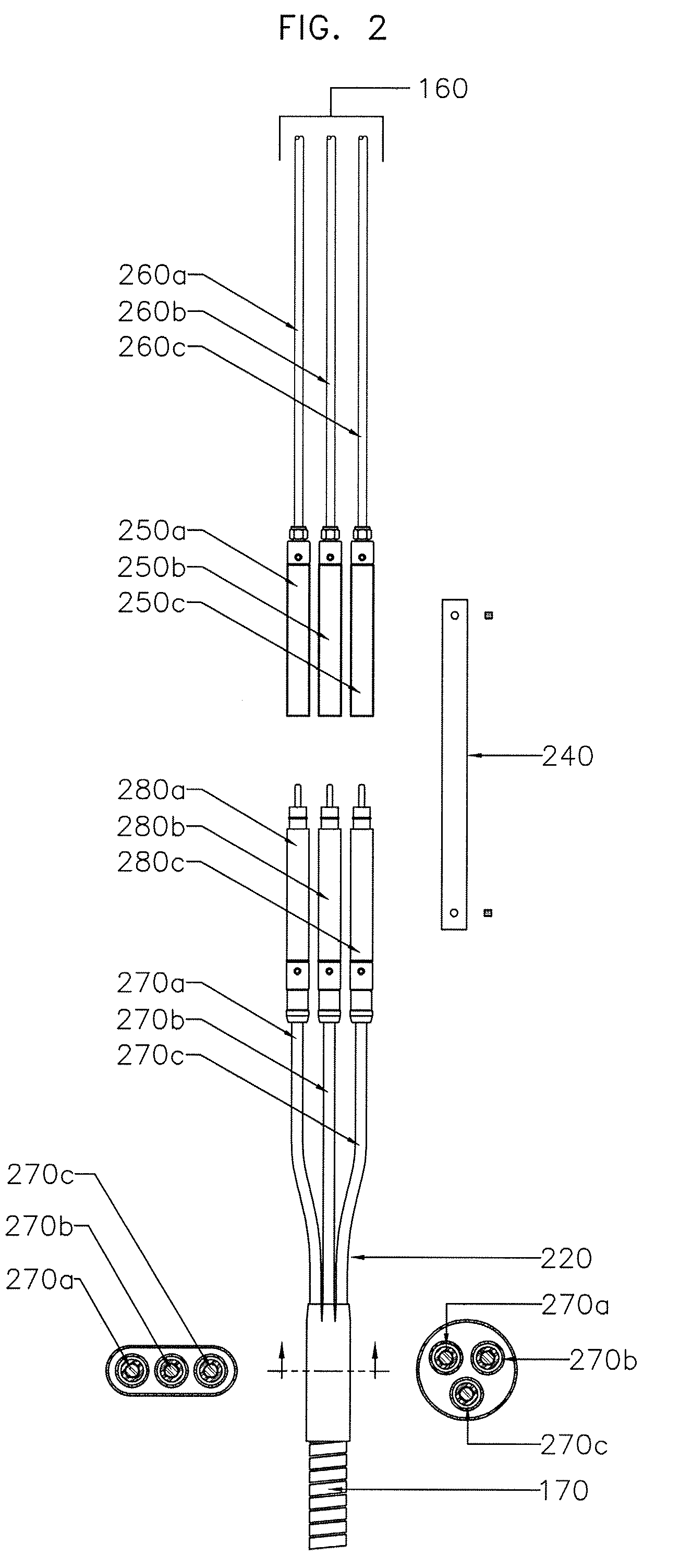 Down hole electrical connector and method for combating rapid decompression