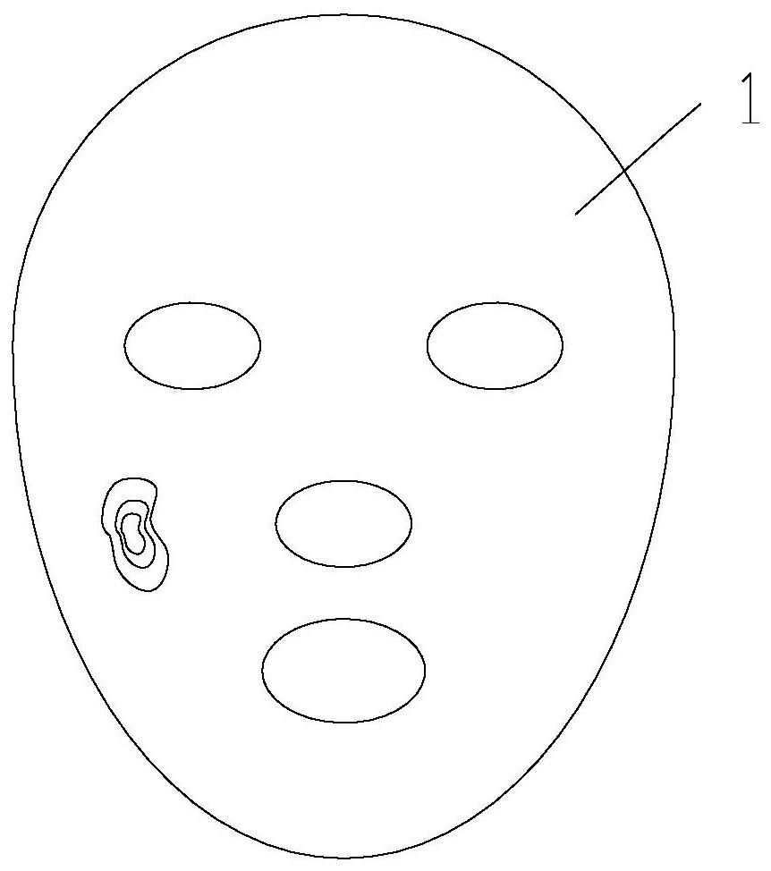 3D printing burn pressure mask based on silicone coating and manufacturing method thereof